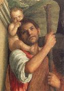 Gentile Bellini Detail of Saints Christopher,Jerome,and Louis china oil painting artist
